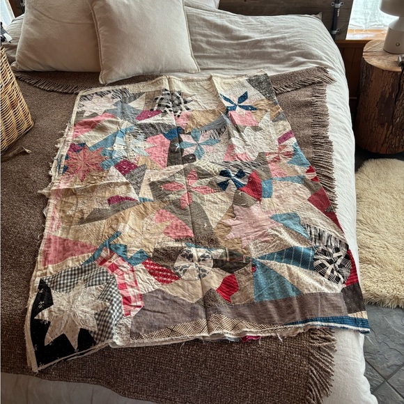 Antique Patchwork Quilt - Picture 2 of 12